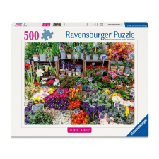  Puzzle 500 db - Virágpiac Franciaországban puzzle, kirakós