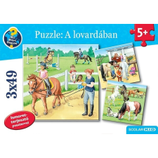  Puzzle: A lovardában puzzle, kirakós