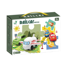 Puzzle autópálya kis autóval barkácsolás, építés