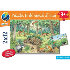  Puzzle: Erdő-mező állatai társasjáték