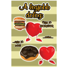 Puzzle – Legjobb dolog egy jó burger és süti... (120 db-os) puzzle, kirakós