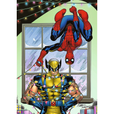 Puzzle Spiderman és Wolverin 1000 darabból Trefl Premium Plus puzzle, kirakós