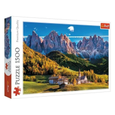 Puzzle Tájkép Dolomitok hegység Olaszország, 1500 darab, 85x58cm puzzle, kirakós