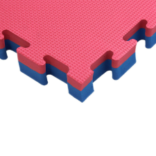  Puzzle tatami szőnyeg Aktivsport 100x100x4 cm piros-kék játszószőnyeg