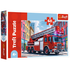 Puzzle,Trefl 60. rejtvény – Trefl 17405 tűzoltóautó puzzle, kirakós