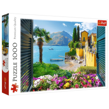 Puzzle,Trefl Rejtvény - 1000 - Kilátás a Comói-tóra Trefl 10951 puzzle, kirakós