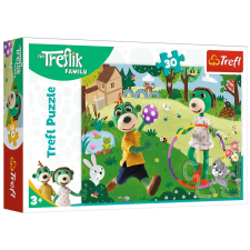 Puzzle,Trefl Rejtvény - 30 - Aktív nap - Treflik Family Trefl 18287 puzzle, kirakós