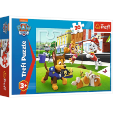 Puzzle,Trefl Rejtvény - 30 - Kutyák akcióban - Mancsos őrjárat - Trefl 18306 puzzle, kirakós