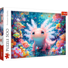 Puzzle,Trefl Rejtvény – 500 – Axolotl Trefl 37536 puzzle, kirakós