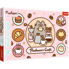Puzzle,Trefl Rejtvény - 500 - Pusheen a Trefl 37528 kávézóban puzzle, kirakós
