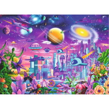 Puzzle Űrváros XXL 200 darabos Ravensburger puzzle, kirakós
