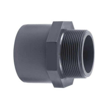  PVC nyomó rag. menetes csatl. 20-1/2" KM hűtés, fűtés szerelvény