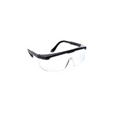  (PW33) Klasszikus védőszemüveg víztiszta fekete kerettel védőszemüveg