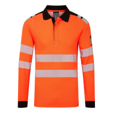  PW3 Modaflame Knit HVO FR Long Sleeve Polo Shirt munkaruha