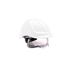  (PW55) Endurance védősisak védőszemüveggel fehér