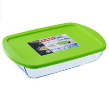 Pyrex 203223 Téglalap alakú tepsi mûanyag tetõvel 40cm Cook and Store konyhai eszköz