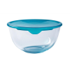 Pyrex Prep&Store; keverőtál+műa.fedő, 21 cm, 2 liter, 203213