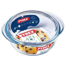 Pyrex Sütőedény fedővel 1,3 l üveg sütés és főzés