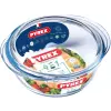 Pyrex sütőedény fedővel, 2,1 l üveg