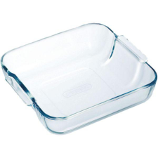 Pyrex Tepsi sütőforma, tűzálló (pirex) üveg, szögletes, Pyrex 21x21 cm sütés és főzés