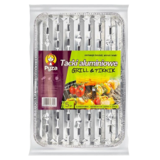  Pyza, Alumínium Grill Tárcák 34x23 cm, 5 darab kerti sütés és főzés