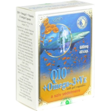 Q10 koenzim+Omega-3+E-vitamin kapszula DR.CHEN 40x vitamin és táplálékkiegészítő