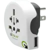 Q2 POWER UTAZÓADAPTER, WORLD TO USA USB