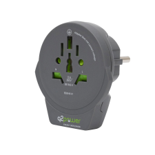 q2power 1.100110-TH Utazóadapter "World to Europe" (1.100110-TH) kábel és adapter
