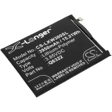  Q6322 Telefon akkumulátor 3950 mAh mobiltelefon akkumulátor