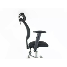 Q-118R Ergonomikus Hálós Forgószék Szürke Állítható Fejtámlával forgószék