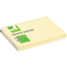 Q-CONNECT 76 x 102 mm, 100 lap, sárga jegyzettömb