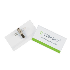 Q-CONNECT Névkitűző Q-Connect KF01567, 54 x 90 mm, tű+csipesz névkitűző