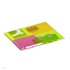 Q-CONNECT Öntapadós jegyzettömb 38x51 mm neon 4x80 lap Q-Connect KF10510 jegyzettömb