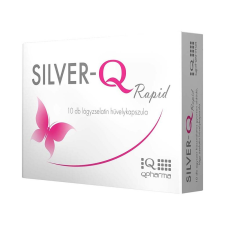 Q Pharma Kft. Silver-Q Rapid lágyzselatin hüvelykapszula  10x intimhigiénia nőknek