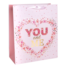 Q PT.M+HS.YOU&amp;ME 18*23 ajándéktasak