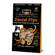  QCHEFS Dental Flips természetes fogtisztító a kellemetlen szájszag és fogkő ellen – kutyáknak jutalomfalat kutyáknak