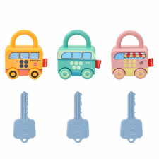 Qingtang Craft Montessori oktatójáték zárakkal és kulcsookal - kicsi kreatív és készségfejlesztő