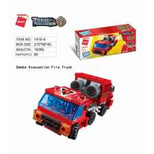 QMAN építőkészlet Blazing Mars 1416-6 tűzoltó teherautó 80 db (LEGO kompatibilis) barkácsolás, építés