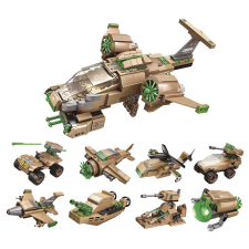 QMAN kompatibilis építőjáték Raider Aircraft 1804 8 az 1-ben készlet 396 db barkácsolás, építés