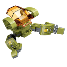 QMAN kompatibilis építőjáték Thunder Expedition Battle Car 1415-7 Berserker gép 63 db barkácsolás, építés