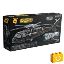 QMAN QMAN 23016 - Harbin Z-20 többcélú helikopter - 100% technic-kompatibilis építőjáték barkácsolás, építés