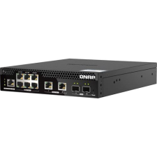 QNAP 8 portos Manageable Ethernet Switch (QSW-M2106PR-2S2T) (QSW-M2106PR-2S2T) hub és switch