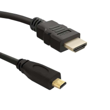 Qoltec 50400 HDMI 1.4 AM - Micro HDMI DM 2,0m fekete kábel kábel és adapter