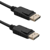 Qoltec DisplayPort v1.4 - DisplayPort v1.4 Audió-videó kábel 0.5m Fekete (50584)