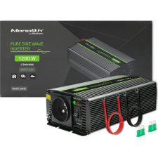 Qoltec Monolith Autós inverter (12V / 600W) (51933) kábel és adapter