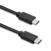Qoltec Perfect Connection USB-C apa - USB-C apa 3.1 Adat és töltőkábel - Fekete (3m) (52353)
