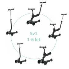 QPlay roller Sema Pro Black, 5in1, kor 1-6 év roller