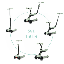 QPLAY roller Sema Pro Green, 5in1,1-6 éves kor roller