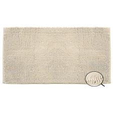 QUADRAT2000 NILLE BEIGE KUKACOS FÜRDŐSZOBASZŐNYEG, 50X80 CM lakástextília