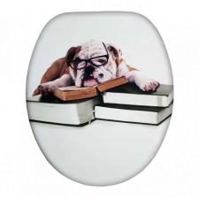 Quadrat univerzális MDF WC ülőke - Bullbook #fehér fürdőszoba kiegészítő
